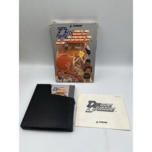 Vtg Double Dribble Nintendo Entertainment System 1985 NES Complete Box Manual